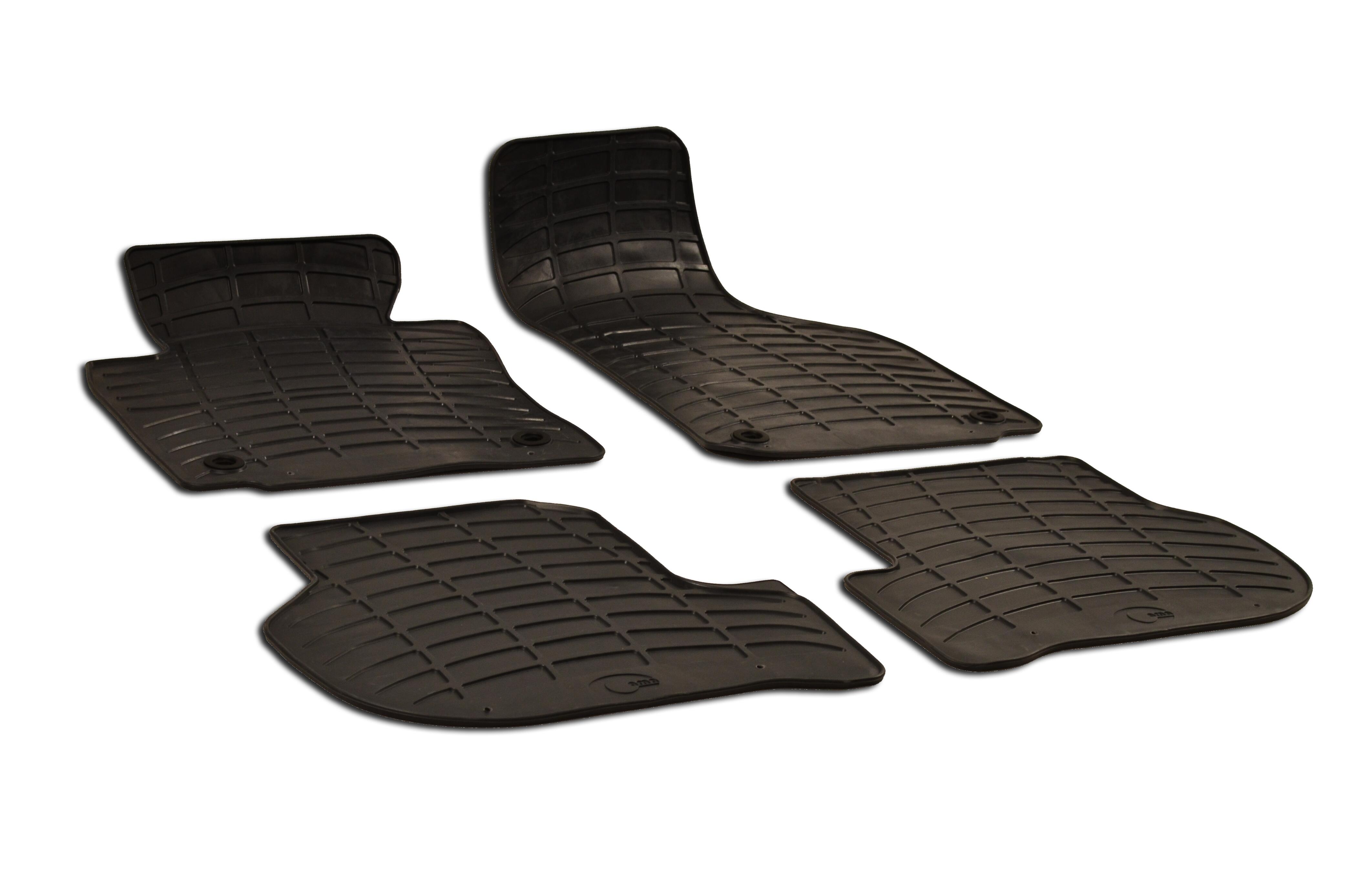 VW Floor Mat Set - Front and Rear (All-Weather) (Black) 1KM061550HA041 - eEuro Preferred 212804